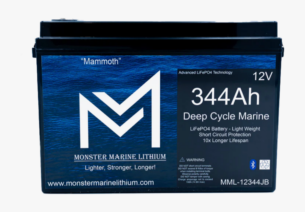 12v 344Ah Lithium Deep cycle MML-12344B Bluetooth