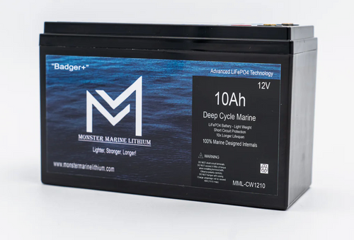 12v 10Ah Monster Marine Lithium Deep Cycle